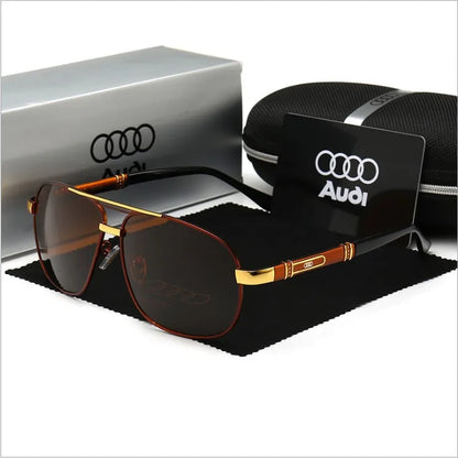 For Audi A4 A6 A8 Q5 Q7 High end luxury men driving polarized sunglasses, brand luxury anti glare, men and women Driver goggles