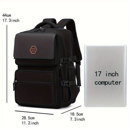 Sac à dos pour étudiants, sac à dos pour ordinateur portable de 17 pouces avec compartiment à chaussures, bretelles réglables, port de chargement USB, sac à dos de voyage