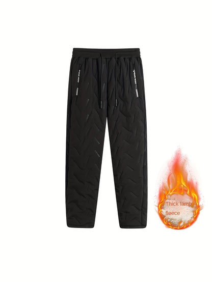 Pantalon Chaud D'hiver Doublé Polaire Pour Hommes, Pantalon De Sport De Plein Air, De Camping, De Randonnée, Épais, Thermique