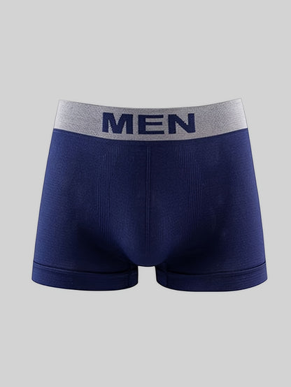 Lot de 10 caleçons pour hommes, avec bande de taille MEN, confortables et respirants, shorts de sport élastiques, sous-vêtements décontractés pour hommes à porter au quotidien