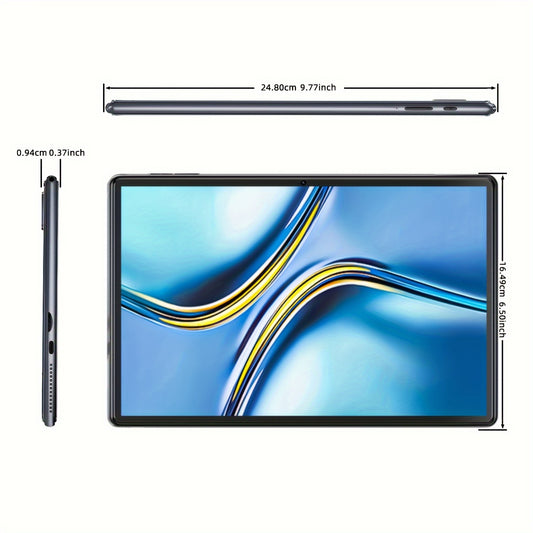 Tablette SGIN 10 pouces, tablette Android 12, tablette avec processeur Octa-Core 2 GHz avec 8 Go de RAM et 128 Go de ROM, 1280 * 800 IPS HD, 5000 mAh, WiFi, appareil photo 5 MP + 8 MP, extension 256 Go, GPS (noir)