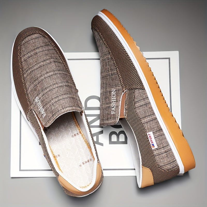 Men's Slip-on Casual Shoes Non-slip Low Top Comfortable Breathable Outdoor Walking Jogging Hiking All Seasons. 