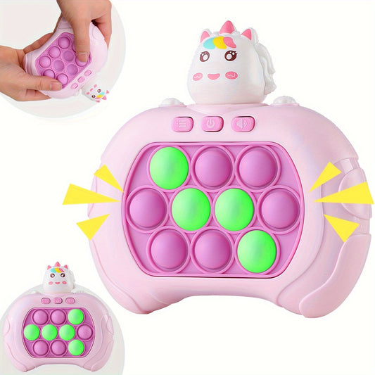 Console de Jeu Éducative Interactive - Jouet Divertissant et Éducatif, Idéal pour les Vacances, Couleurs d'Illumination Aléatoires