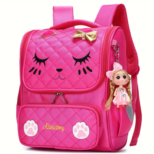 Sac à dos pour filles avec boîte à lunch Sac à dos pour ordinateur portable de 15.6 pouces Sac à dos mignon pour collège Grand sac à livres pour femmes Étudiantes Sac de voyage antivol pour la journée