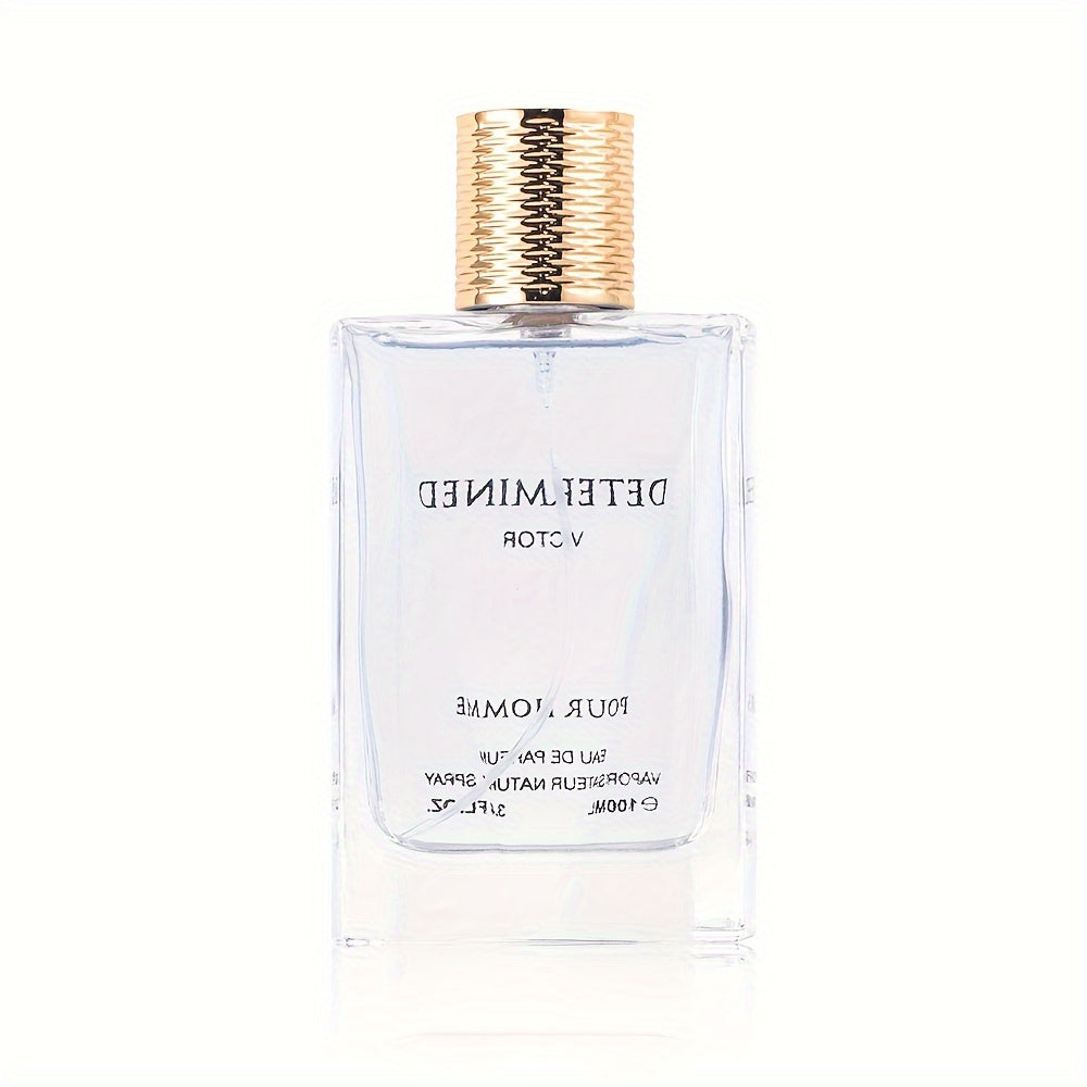 Eau de Toilette pour Hommes à l'Agrumes Frais & Cèdre Océanique - 3.38oz, à Base d'Alcool, Sans Formaldéhyde, Parfum Longue Durée