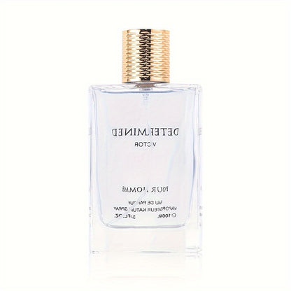 Eau de Toilette pour Hommes à l'Agrumes Frais & Cèdre Océanique - 3.38oz, à Base d'Alcool, Sans Formaldéhyde, Parfum Longue Durée