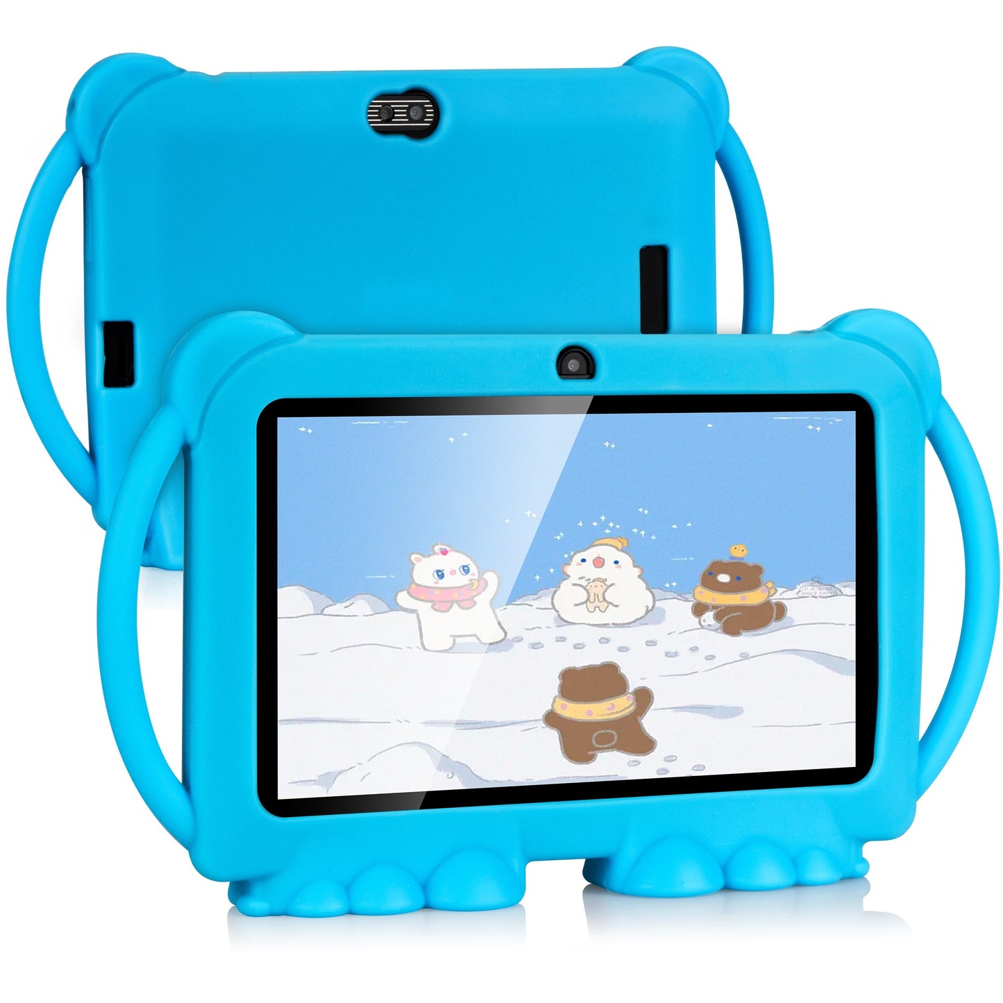 Tablette, Tablette 7 Pouces Pour Enfants, 32 Go De ROM 2 Go De RAM Pour Tablette Android 11.0 Pour Tout-petits Avec WiFi 2,4 G, GMS, Écran De Protection Des Yeux, Contrôle Parental, Application Éducative, Double Caméra, Étui Antichoc, Jeux