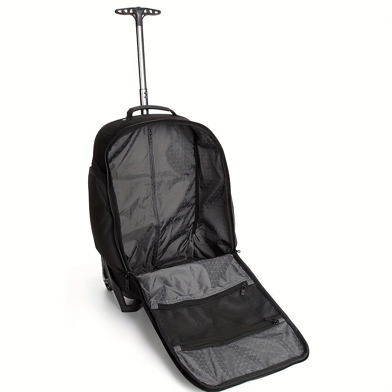 1pc Valise à roulettes silencieuse SUISSEWIN de haute qualité en fibre de polyester multifonctionnelle de 22 pouces, idéale pour les voyages légers pour hommes, choix idéal pour les cadeaux