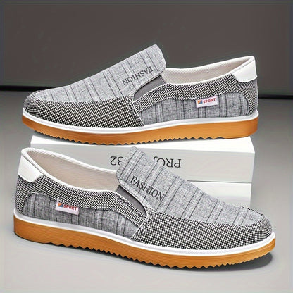 Men's Slip-on Casual Shoes Non-slip Low Top Comfortable Breathable Outdoor Walking Jogging Hiking All Seasons. 