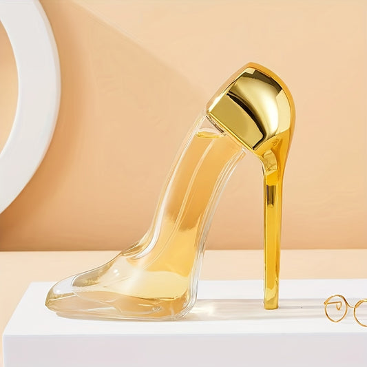 Chaussure à talon haut inspirée par les designers, parfum pour femme 3.04 oz, eau de toilette au parfum de citron, cadeau idéal pour les femmes.