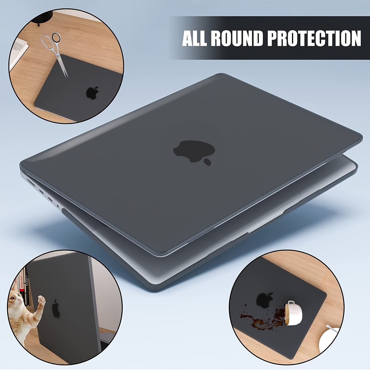 Compatible Avec MacBook Pro 13 Pouces Case M2 2023, 2022, 2021-2016 A2338 M1 A2251 A2289 A2159 A1989 A1708 A1706, Coque Rigide En Plastique, Noir Cristal