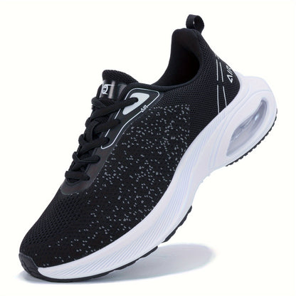 Women's Air Cushion Sports Shoes, Breathable Lightweight Running Sneakers, Comfortable for Outdoor Walking and Tennis Workouts 