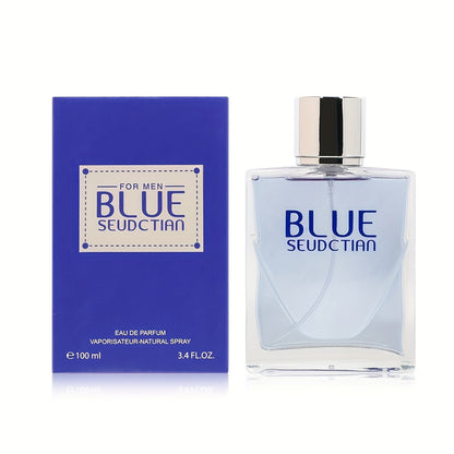 Eau de parfum pour homme de 3.38 oz, parfum rafraîchissant et durable avec des notes de feuilles vertes, parfum pour les rendez-vous et la vie quotidienne, un cadeau parfait pour les hommes