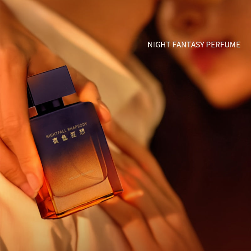 Eau de Toilette pour Hommes Night Fantasy - Parfum Citrus, Longue Durée & Rafraîchissant, 1.69oz Spray