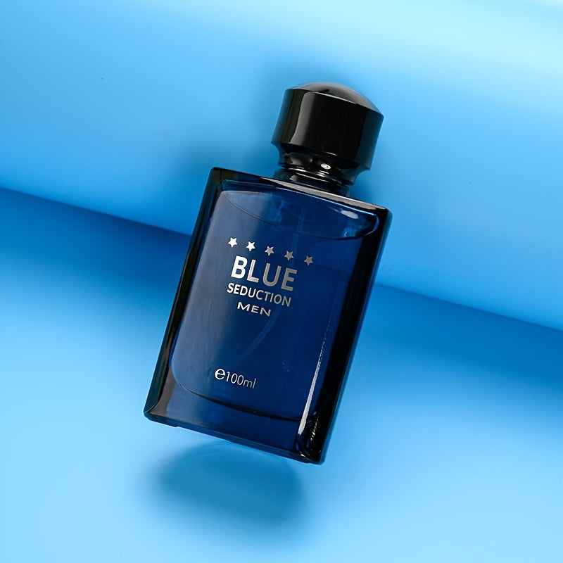 3.38 oz Eau de Toilette pour homme, parfum rafraîchissant et longue durée aux notes boisées, Cologne pour les rendez-vous et la vie quotidienne, un cadeau de Noël parfait pour lui, cadeau de fête des pères