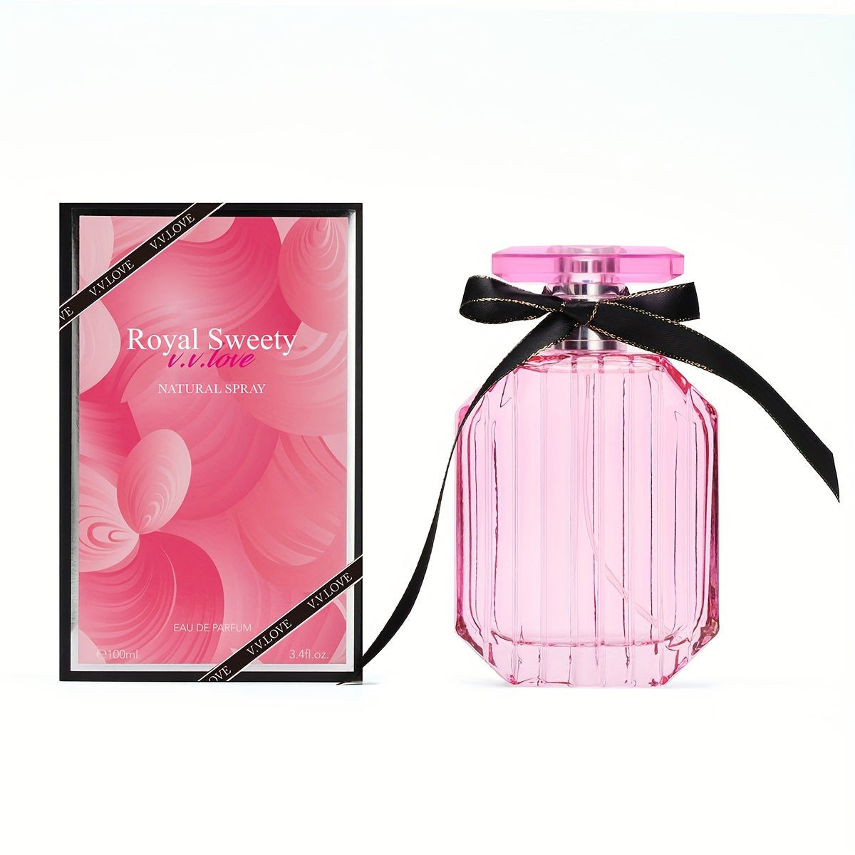 100 ml de parfum floral rose pour femme, parfum floral fruité au jasmin, pivoine, musc, eau de parfum longue durée, cadeau créatif pour petite amie, idée cadeau festive