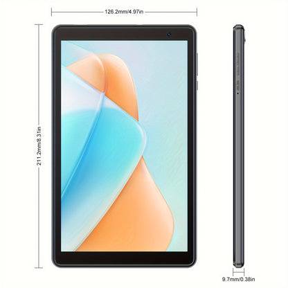 Tablette Android, Blackview Tab 5 WiFi Tablette 5(3+2) Go RAM 64 Go ROM Jusqu'à 1 To, 5580mAh Lastet Android 12 Tablettes, 8 Pouces IPS 1280 * 800 Affichage, Double Haut-parleurs, Contrôle Parantal