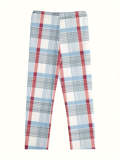 Pantalon homme imprimé numérique à rayures contrastées rouge et bleu style rétro Fashion