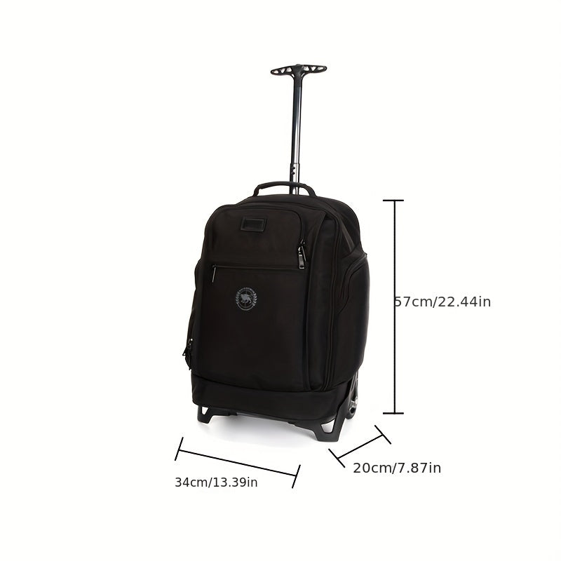 1pc Valise à roulettes silencieuse SUISSEWIN de haute qualité en fibre de polyester multifonctionnelle de 22 pouces, idéale pour les voyages légers pour hommes, choix idéal pour les cadeaux