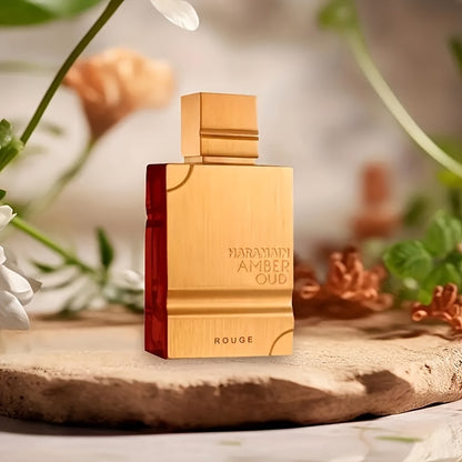 AMBER Haramain Amber Gem Edition - Ambre Ébène Or et Rubis Eau De Toilette Spray Unisexe Délicat, Eau De Toilette Spray, Différents Arômes, Trouvez Votre Charme Unique